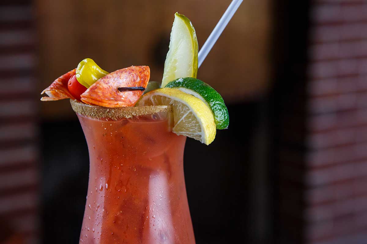 Sonny's Italian Kitchen and Pizzeria in Door County Wisconsin on Sturgeon Bay best bloody mary